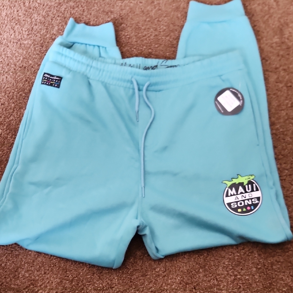 Maui and Sons Blue Joggers with Relaxed Fit